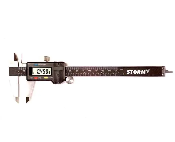 Central Tools 3C301 – STORM™ Digital Caliper, Range: 0-6”/0-150mm