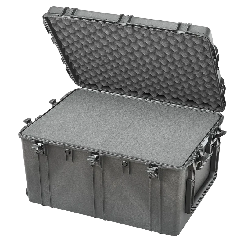 Panaro MAX820 Waterproof polypropylene case with wheels and fold down handle, 34.64×25.98×19.01 inch