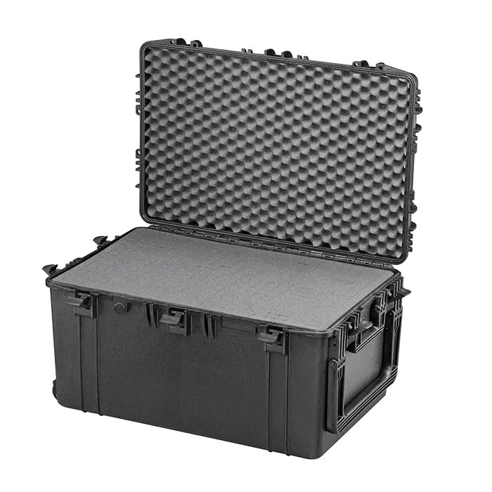 Panaro MAX750H400 Waterproof polypropylene case with wheels and fold down handle, 32.12×21.26×16.77 inch