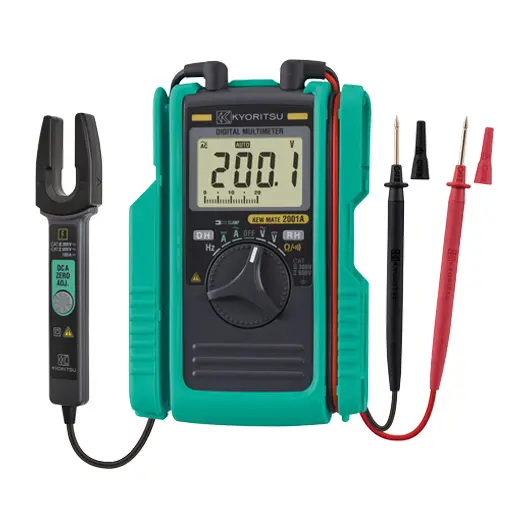 Kyoritsu KM2001A DMM with 10mm open jaw AC/DC Clamp Sensor *Renewal
