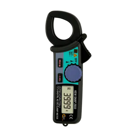 Kyoritsu 2033 Digital AC/DC Clamp Meter (jaw: 24mm dia.)