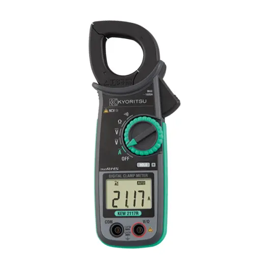 Kyoritsu 2117R Digital AC Clamp Meter with True RMS (jaw: 33mm dia.)