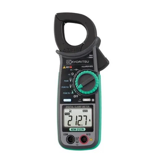 Kyoritsu 2127R Digital AC Clamp Meter with True RMS (jaw: 33mm dia.)