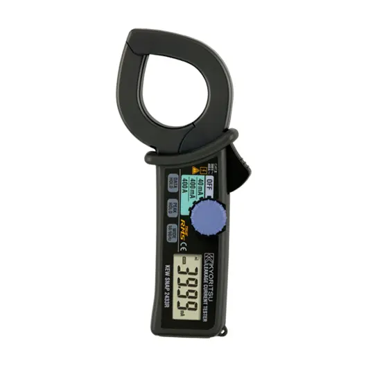 Kyoritsu 2433R Digital AC Leakage Clamp Meter with True RMS (jaw: 40mm dia.)