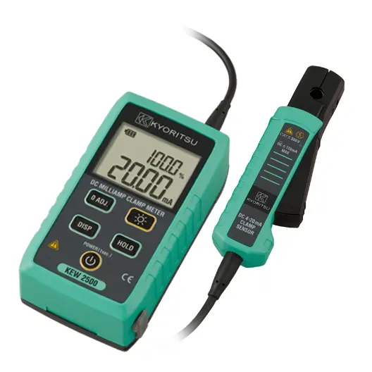 Kyoritsu 2500 DC Milliamp Clamp Meter (jaw: 6mm dia.)