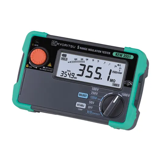 Kyoritsu 3551 Digital Insulation Resistance Tester 6 Ranges