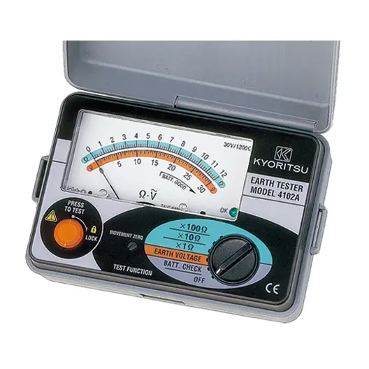 Kyoritsu 4102A-H Analogue Earth Resistance Tester with Hard Case