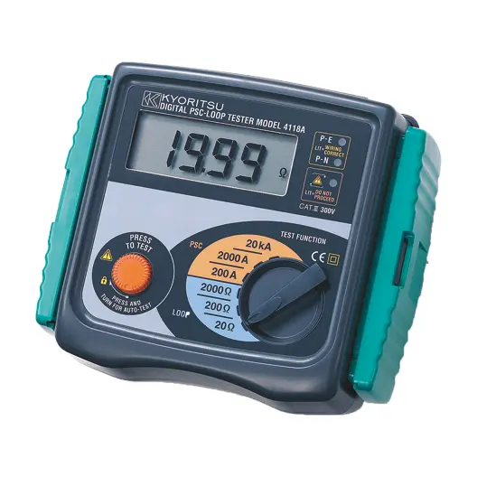 Kyoritsu 4118A Digital LOOP/PFC/PSC Tester [Operating Volt: 230V+10~15% 50Hz]