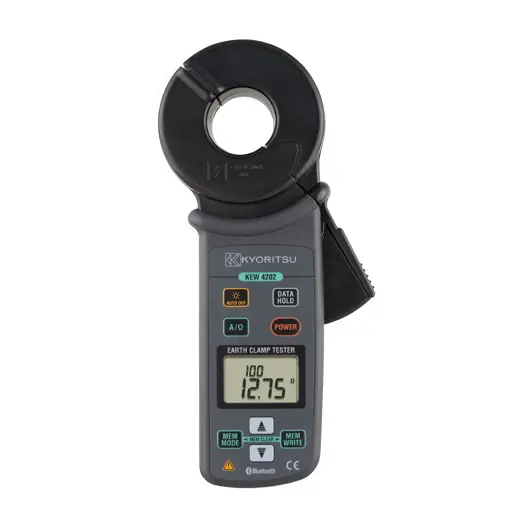 Kyoritsu 4202 Earth Clamp Tester with Bluetooth Connection (jaw: 32mm dia.)