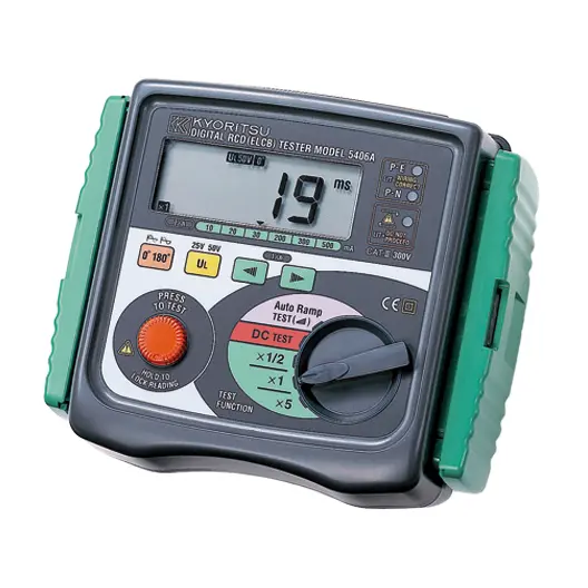 Kyoritsu 5406A RCD Tester [Operating Volt: 230V+10~15% (195V - 253V) 50Hz]