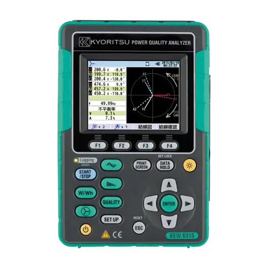 Kyoritsu 6315 Power Quality Analizer without Sensors [NA plug type]