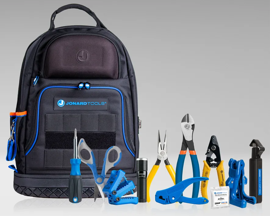 Jonard Tools Fiber Prep Kit in Backpack (BP-100)(TK-121B)