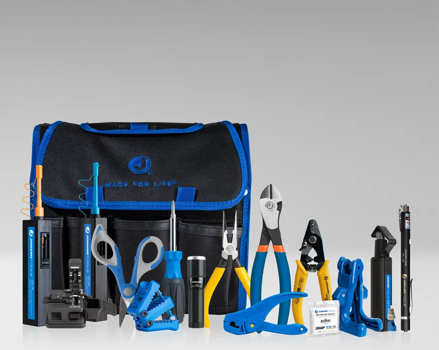 Jonard Tools Fiber Prep Kit w/ Cleaners, Cleaver & VFL+ (TK-151)