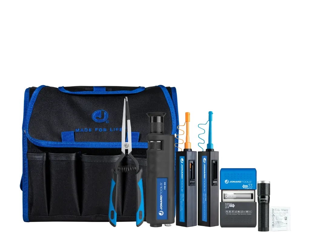 Jonard Tools Fiber Connector Cleaning And Inspection Kit (400x Microscope) (TK-189)