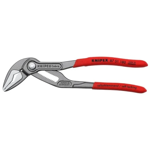 Knipex 7 1/4" Cobra® Extra-Slim (ES) Water Pump Pliers (87 51 180)