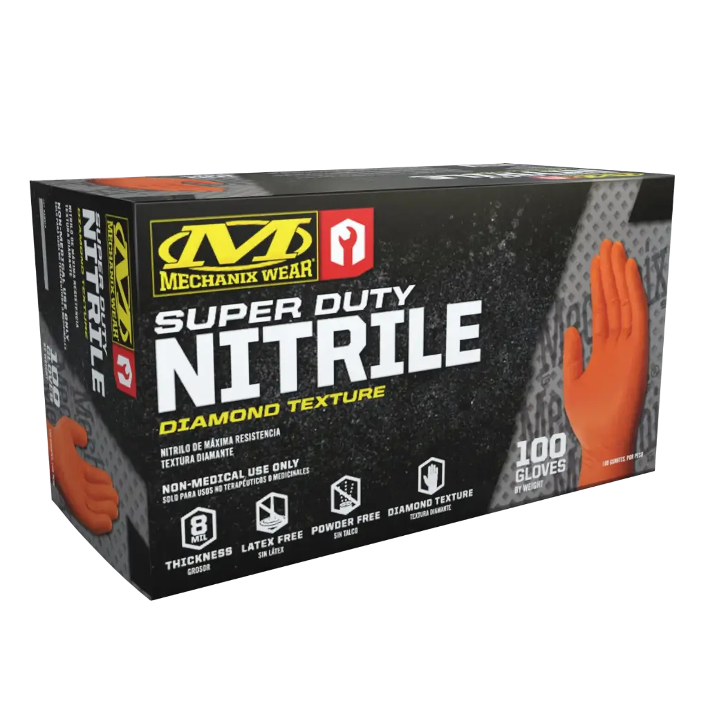 Mechanix 8 Mil Nitrile RDT Glove (Pack of 100) Disposable Glove