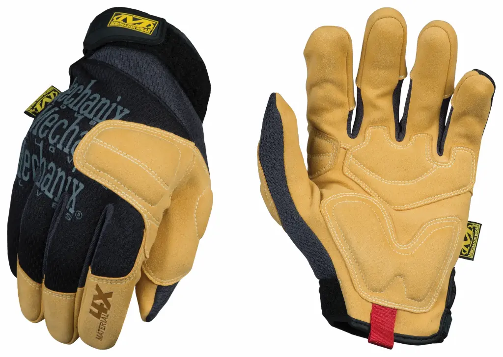 Mechanix Material4X® Padded Palm Leather Work Glove