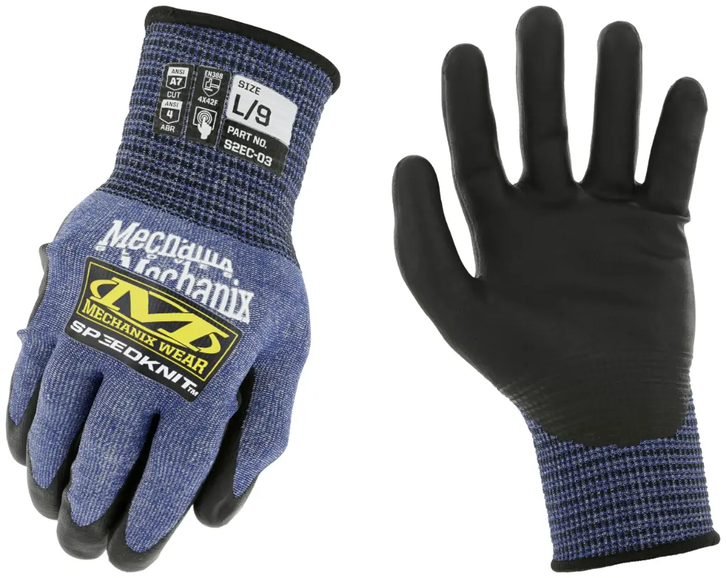 Mechanix SpeedKnit™ S2EC03 Coated-Knit Work Gloves