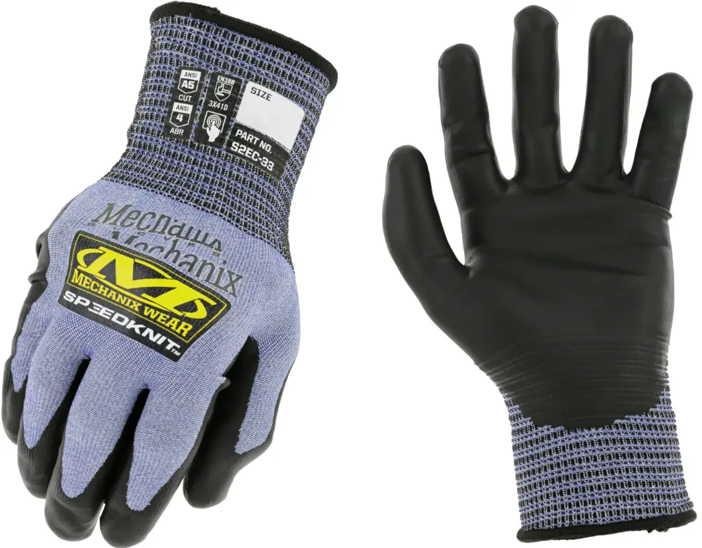 Mechanix SpeedKnit™ S2EC33 Coated-Knit Work Gloves
