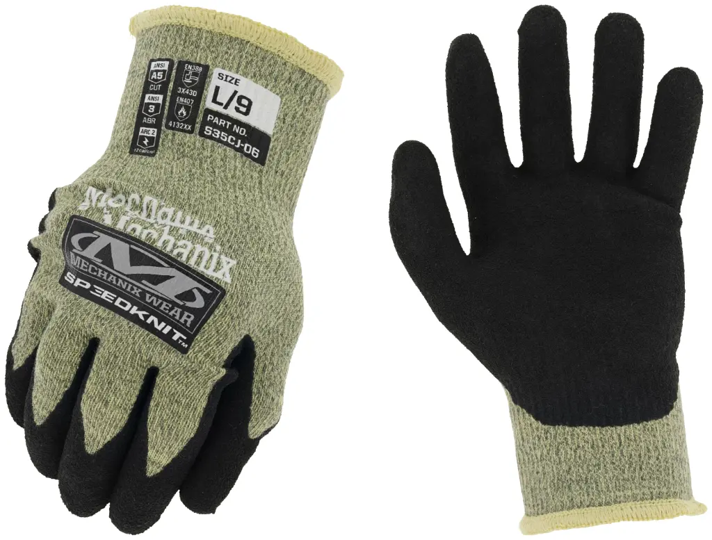 Mechanix SpeedKnit™ Arc Flash S35CJ06 Coated-Knit Work Gloves