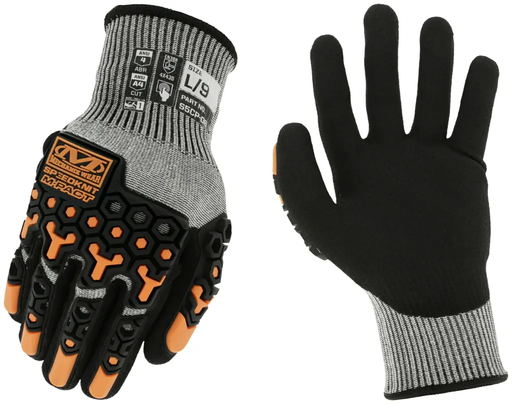 Mechanix SpeedKnit™ M-Pact® S5CP08 Impact Resistant Coated-Knit Gloves