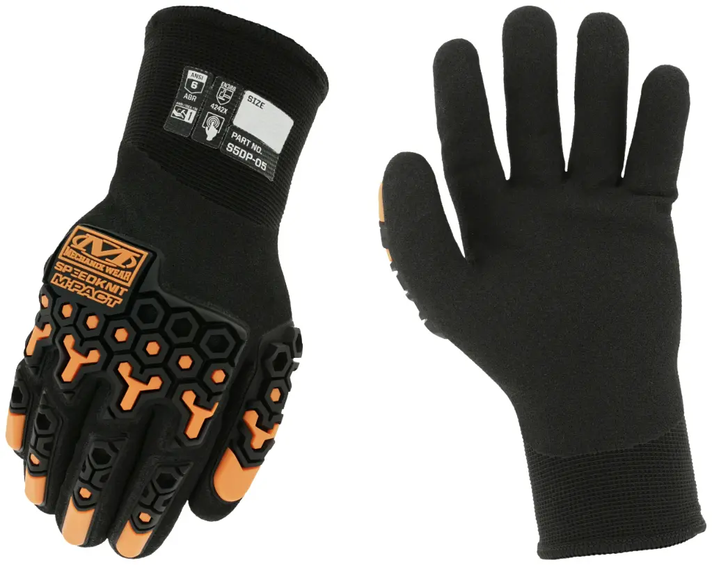 Mechanix SpeedKnit™ M-Pact® Thermal S5DP05 Impact Resistant Coated-Knit Gloves