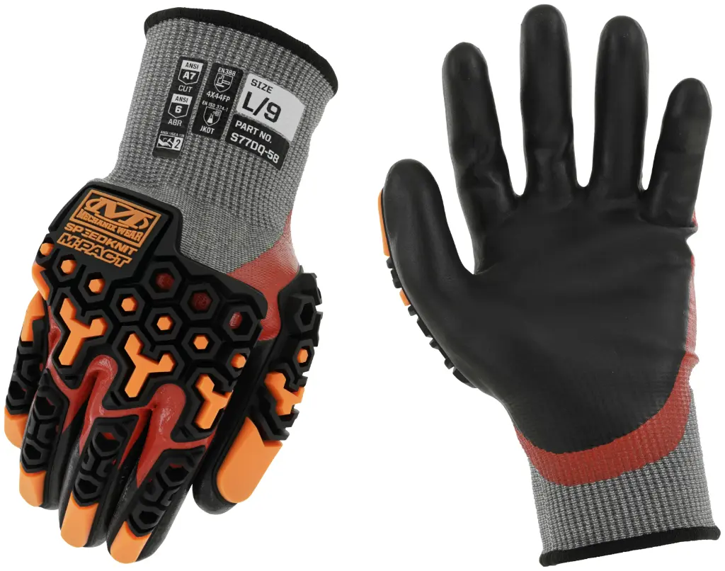 Mechanix SpeedKnit™ M-Pact® S77DQ58 Coated-Knit Work Gloves