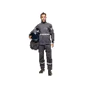 OEL 40 Cal-Black Series GTX-Arc Flash Jacket and Bib-Overall Kit- GORE-TEX