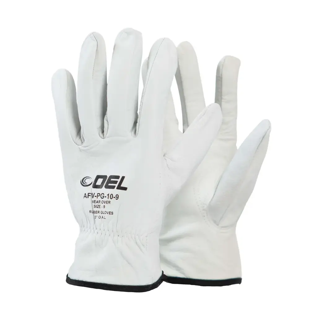 OEL 10" Leather Protective Gloves