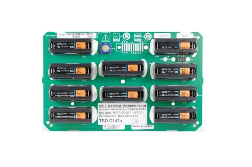 ZOLL AED Plus Aviation Battery Pack, FAA TSO-C142a Compliant Note: For use with AED Plus AVIATION device