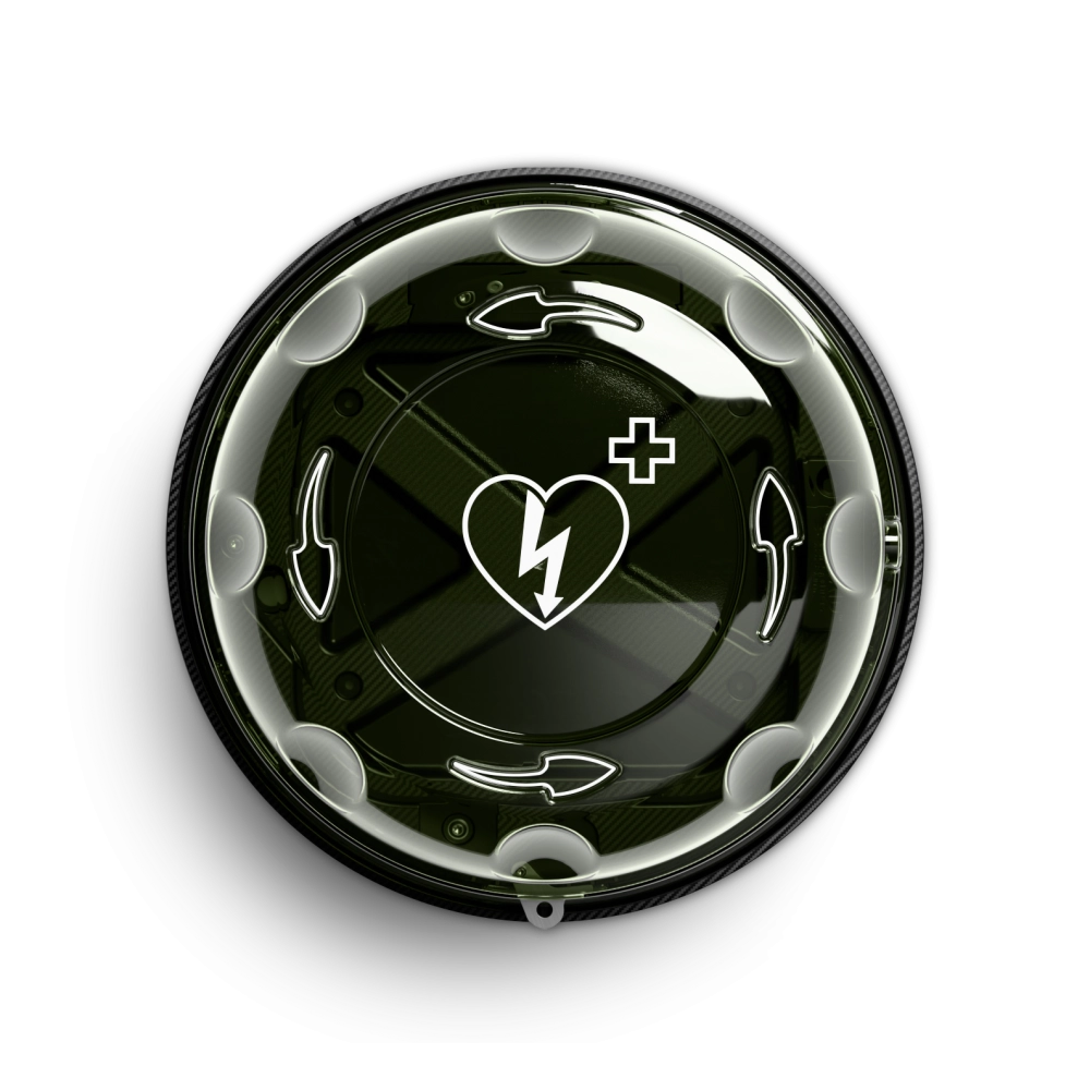 ZOLL Rotaid Solid Plus Heat Alarmed AED Cabinet