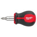 Milwaukee 48-22-2762 6-IN-1 Stubby Multi-Bit Screwdriver