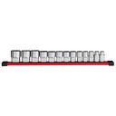 Milwaukee 48-22-9422 13pc 1/2” Drive 12-PT SAE Socket Set