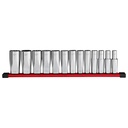 Milwaukee 48-22-9424 13pc 1/2” Drive 12-PT Deep Well SAE Socket Set