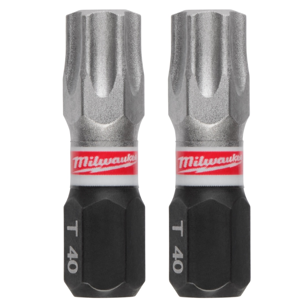 Milwaukee 48-32-4733 SHOCKWAVE™ Impact Duty 1" T40 Insert Bit Bulk 25