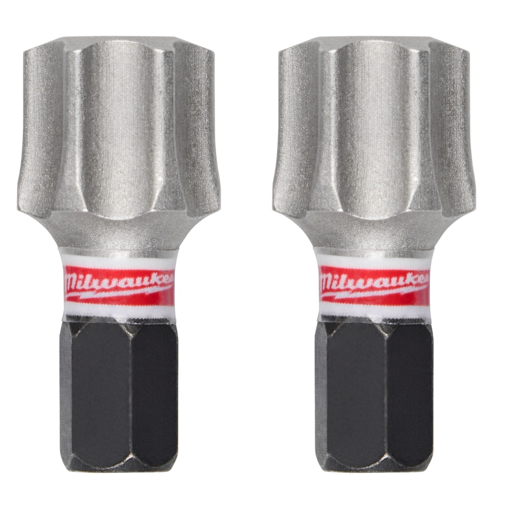 Milwaukee 48-32-6003 SHOCKWAVE™ Impact Duty 1" T55 Insert Bits 2Pk