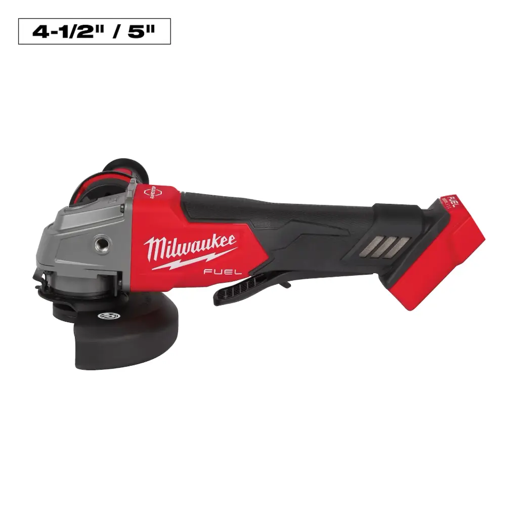Milwaukee 2880-20 M18 FUEL™ 4-1/2" / 5" Braking Grinder Paddle Switch, No-Lock 