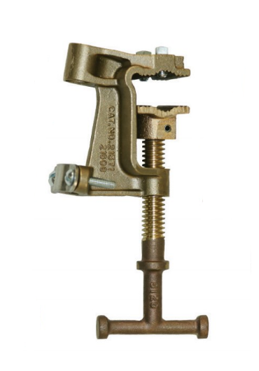 Hastings 21608 GROUND CLAMP, FLAT FACE w/T-Handle