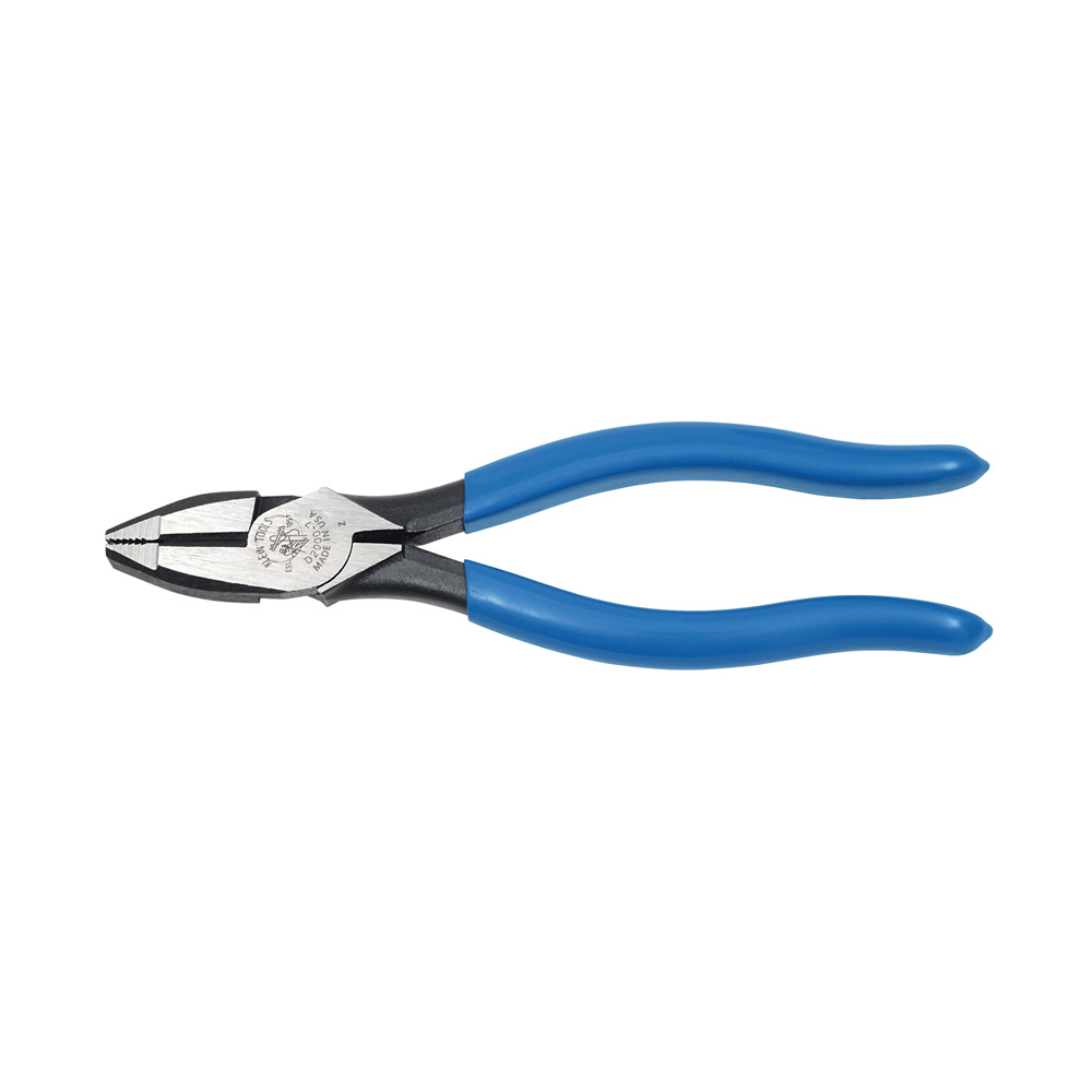 Klein Lineman's Pliers, Heavy-Duty Side Cutting, 7-Inch (D2000-7)