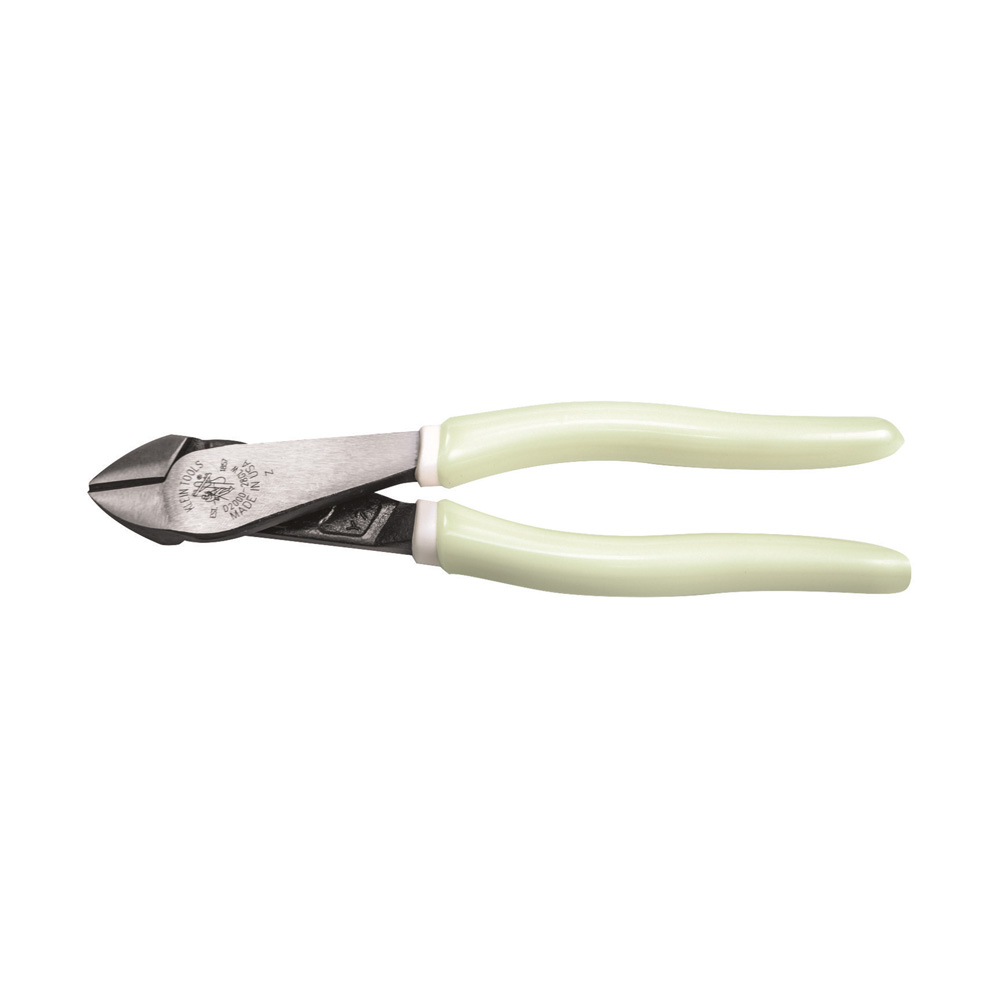 Klein Diagonal Cutting Pliers, High-Visibility, 8-Inch (D200028GLW)