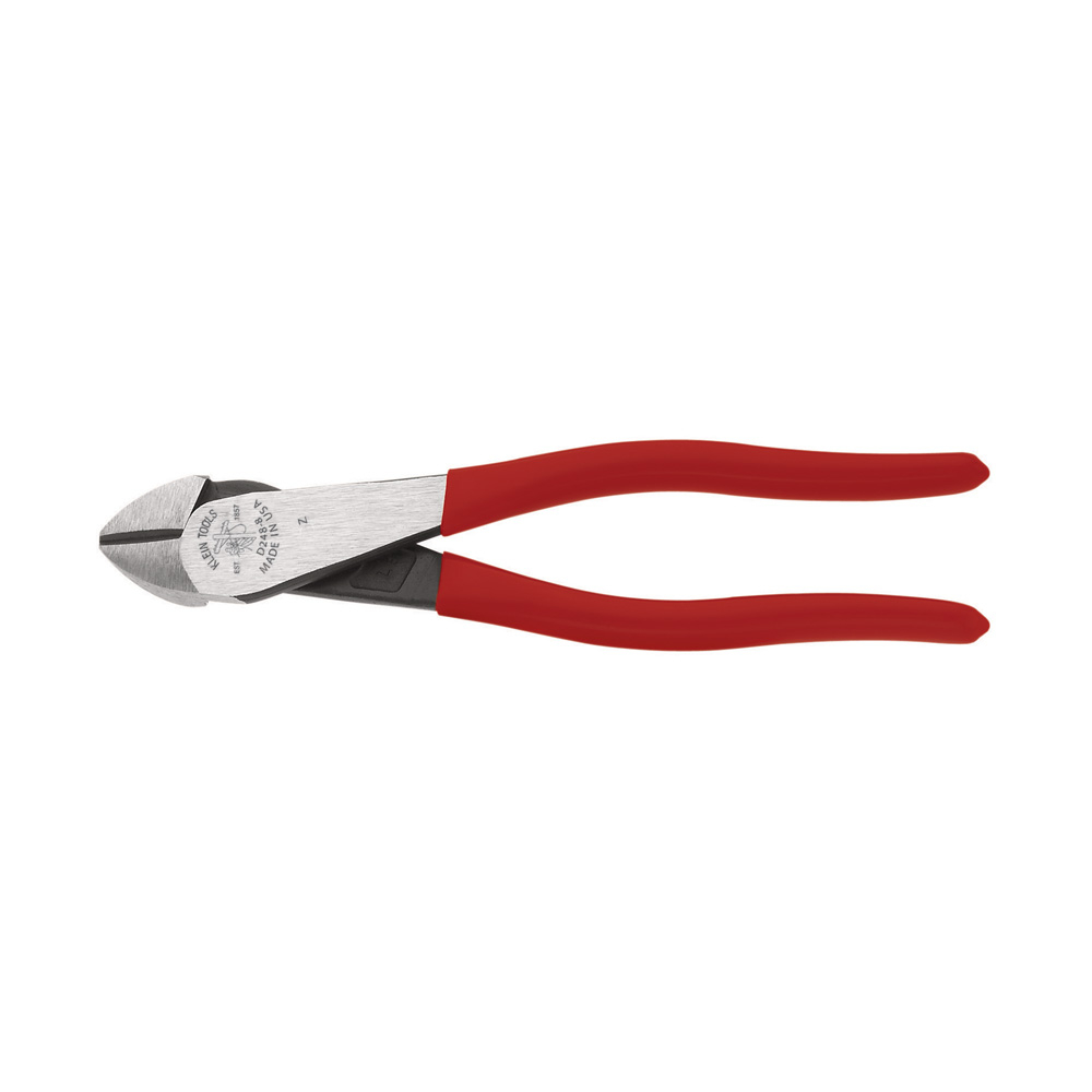 Klein Diagonal Cutting Pliers, Angled Head, Short Jaw, 8-Inch (D248-8)