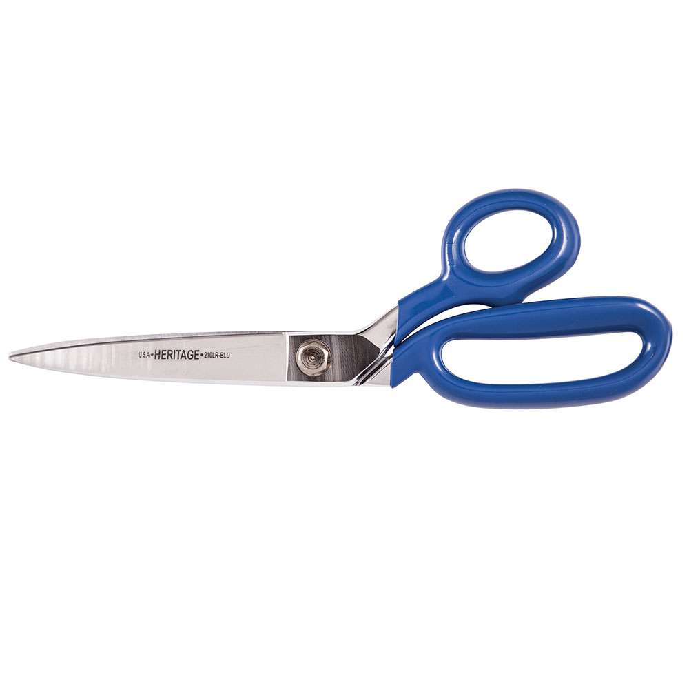 Klein Bent Trimmer w/Large Ring, Coated Handles, 10-Inch (G210LRBLU)