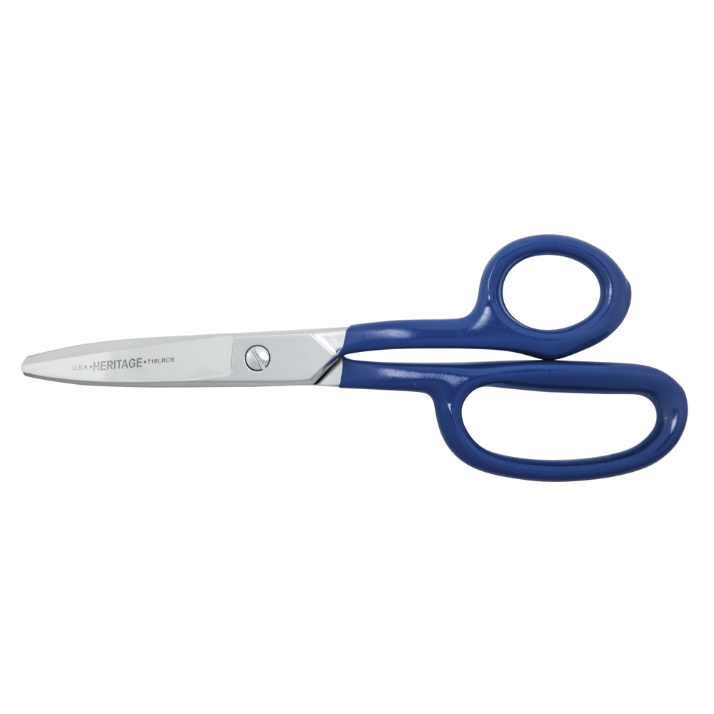 Klein HD Carpet Shear w/Ring, Curved, Blunt, 9-Inch (G718LRCB)