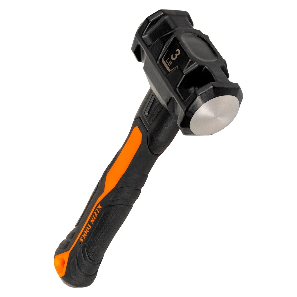 Klein Dual-Faced Fiberglass Handle Hammer, 3-Pound (H80693)