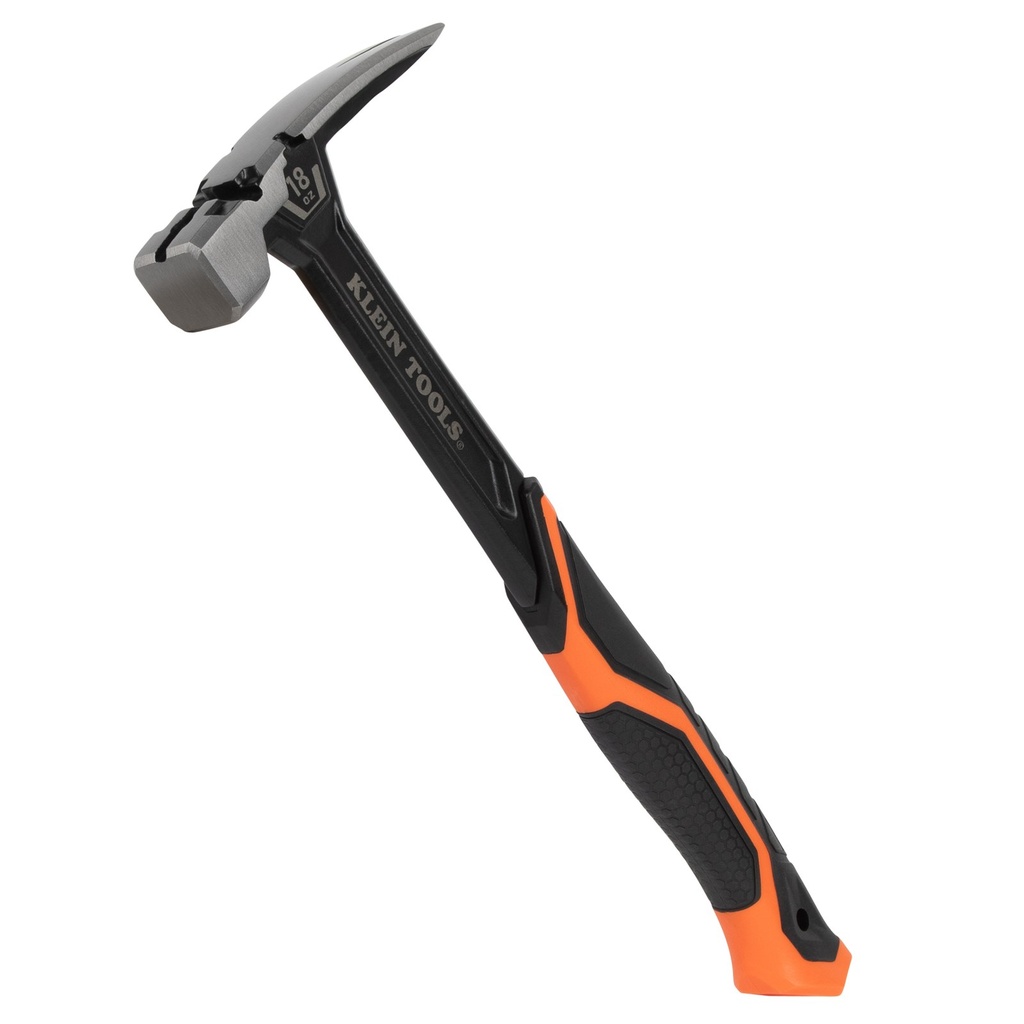 Klein Smooth Face Steel Claw Hammer, 18-Ounce (H80918S)