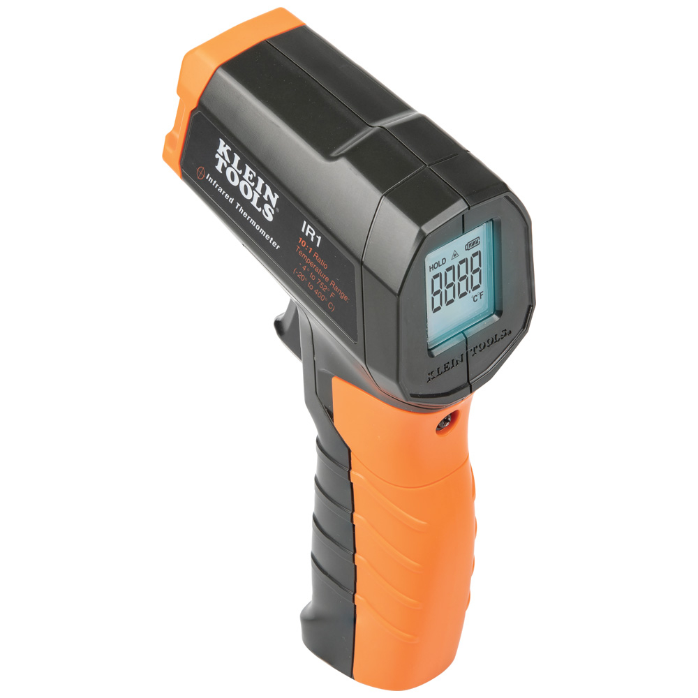 Klein Infrared Digital Thermometer with Targeting Laser, 10:1 (IR1)
