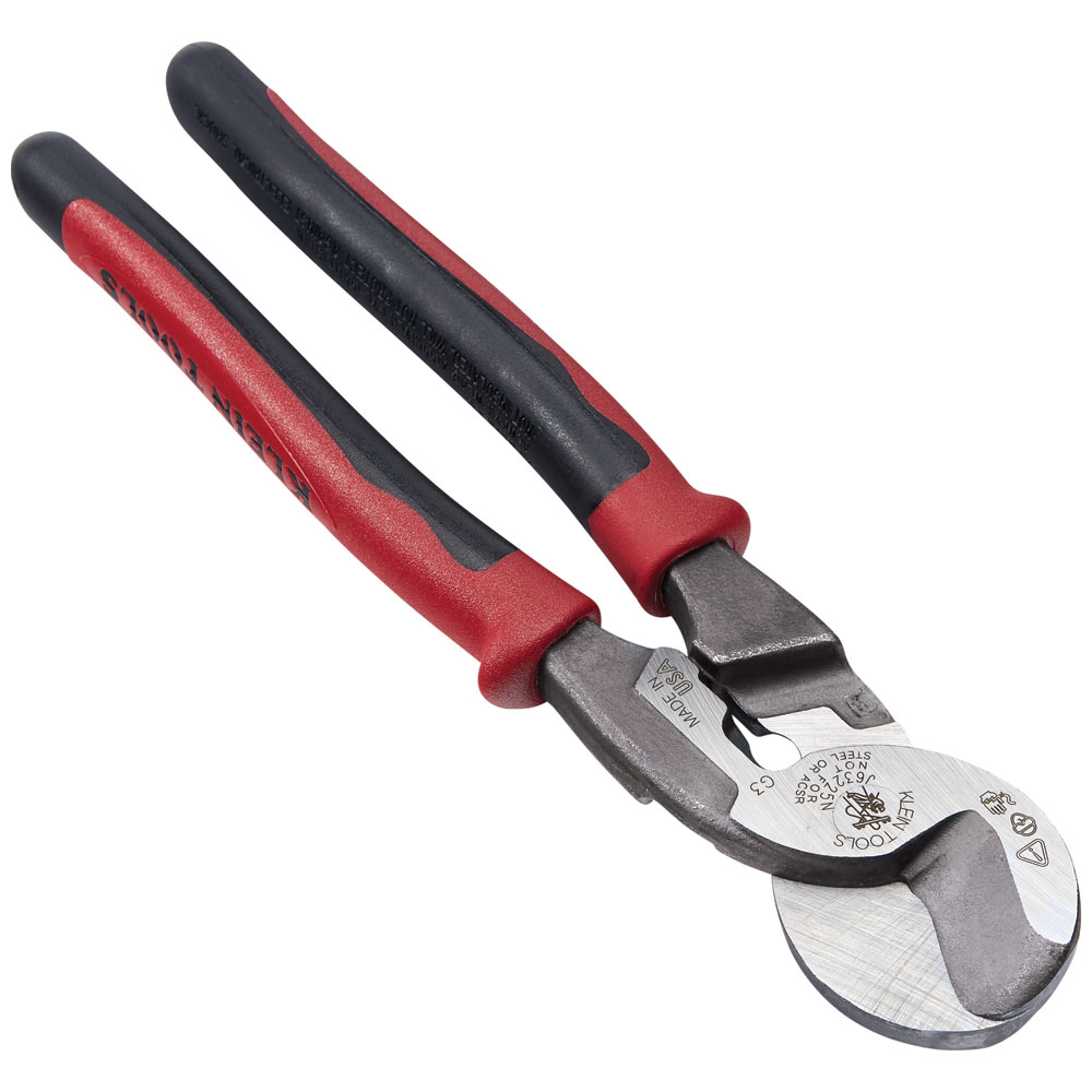 Klein Journeyman™ High Leverage Cable Cutter with Stripping (J63225N)