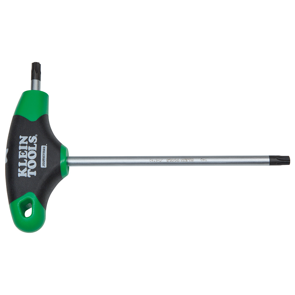 Klein T10 TORX® Hex Key, Journeyman™ T-Handle, 6-Inch (JTH6T10)