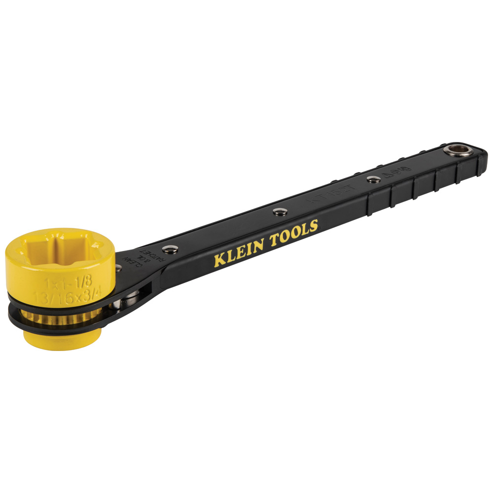 Klein 4-in-1 Lineman's Slim Ratcheting Wrench (KT152T)