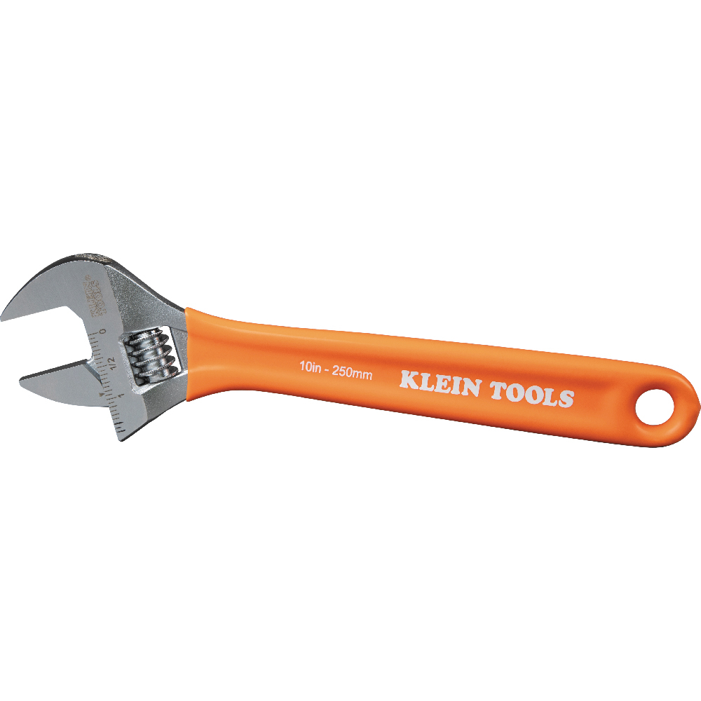 Klein Extra-Capacity Adjustable Wrench, 10-Inch (O50710)